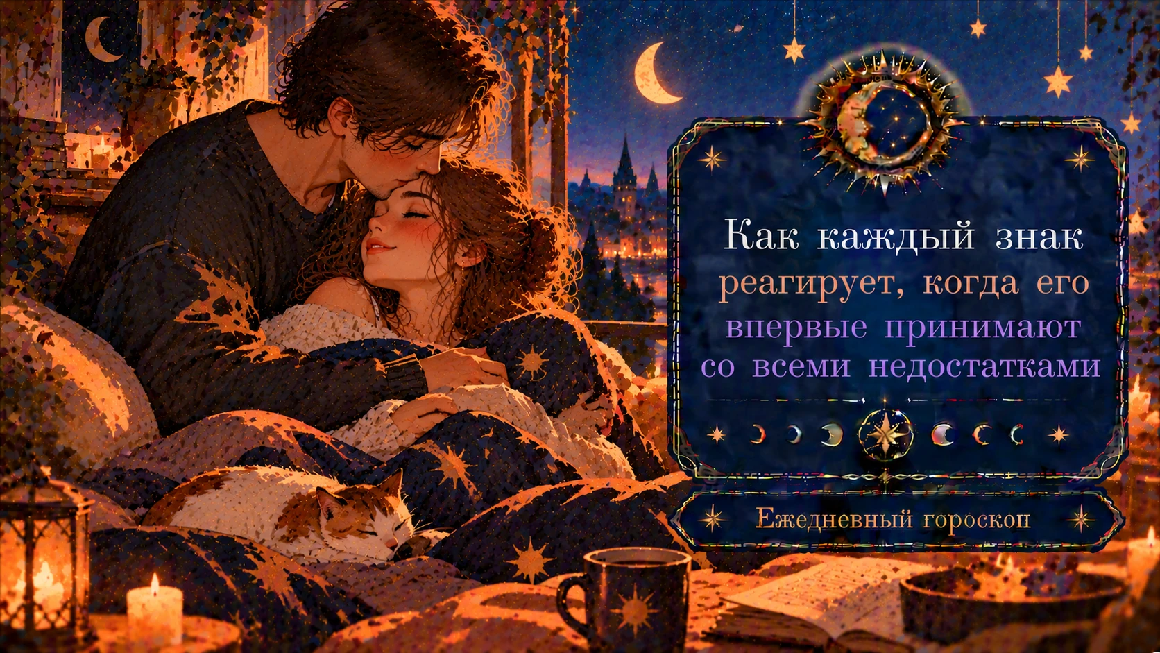 🤍 Как каждый знак реагирует, когда его впервые принимают со всеми недостатками