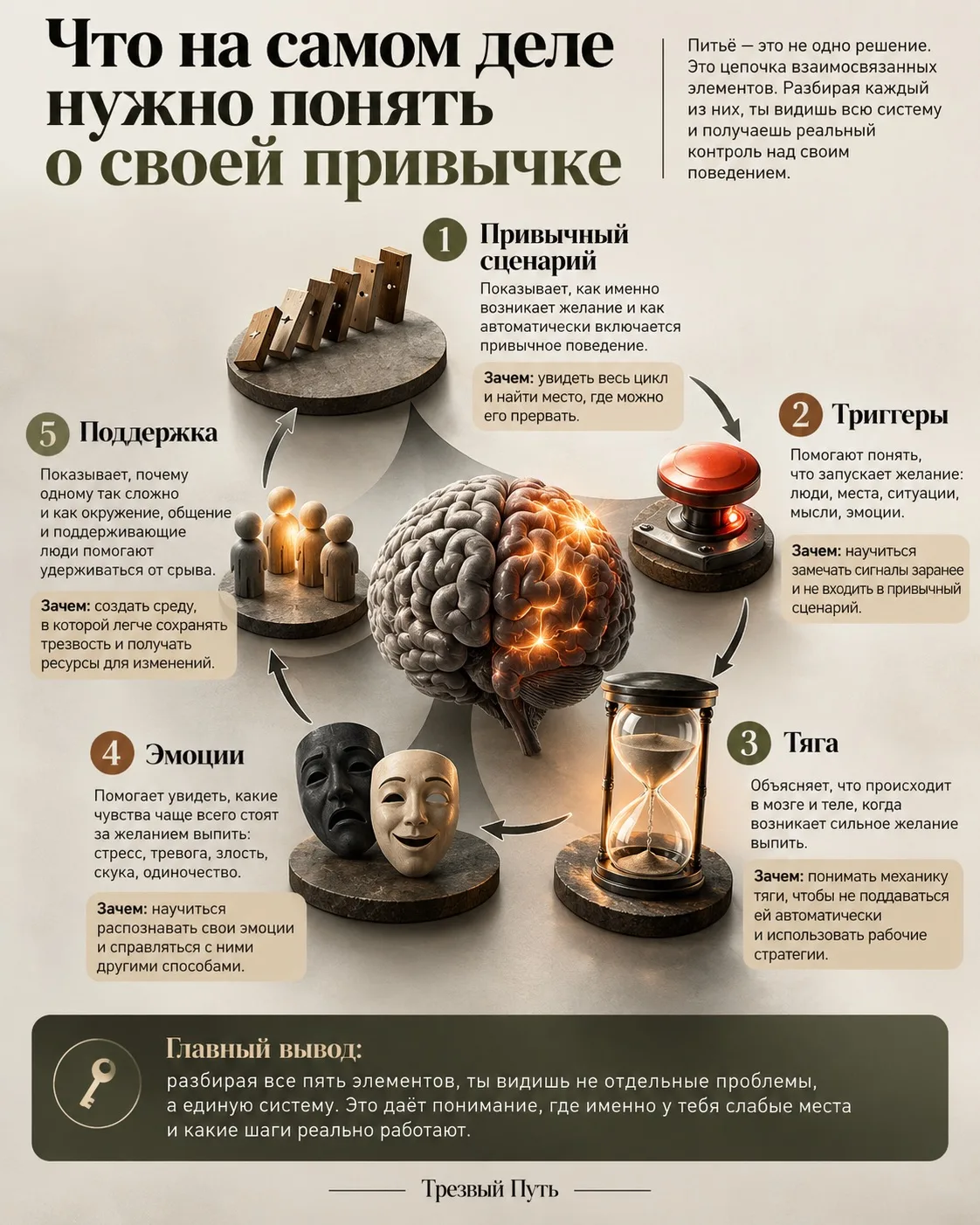Ты можешь знать, что алкоголь тебе вредит, и всё равно продолжать пить. Потому что знан...