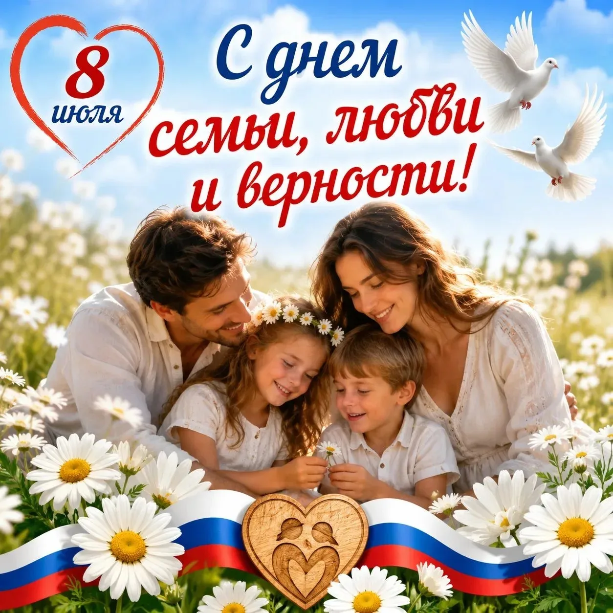 С Днём семьи, любви и верности ❤️

Пусть в вашем доме всегда царят уют, взаимопонимание и счастье.