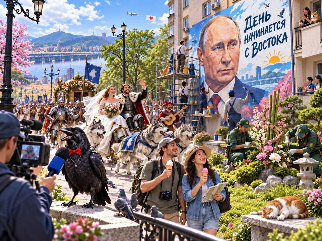 День начинается с Востока и дайджеста ключевых новостей!