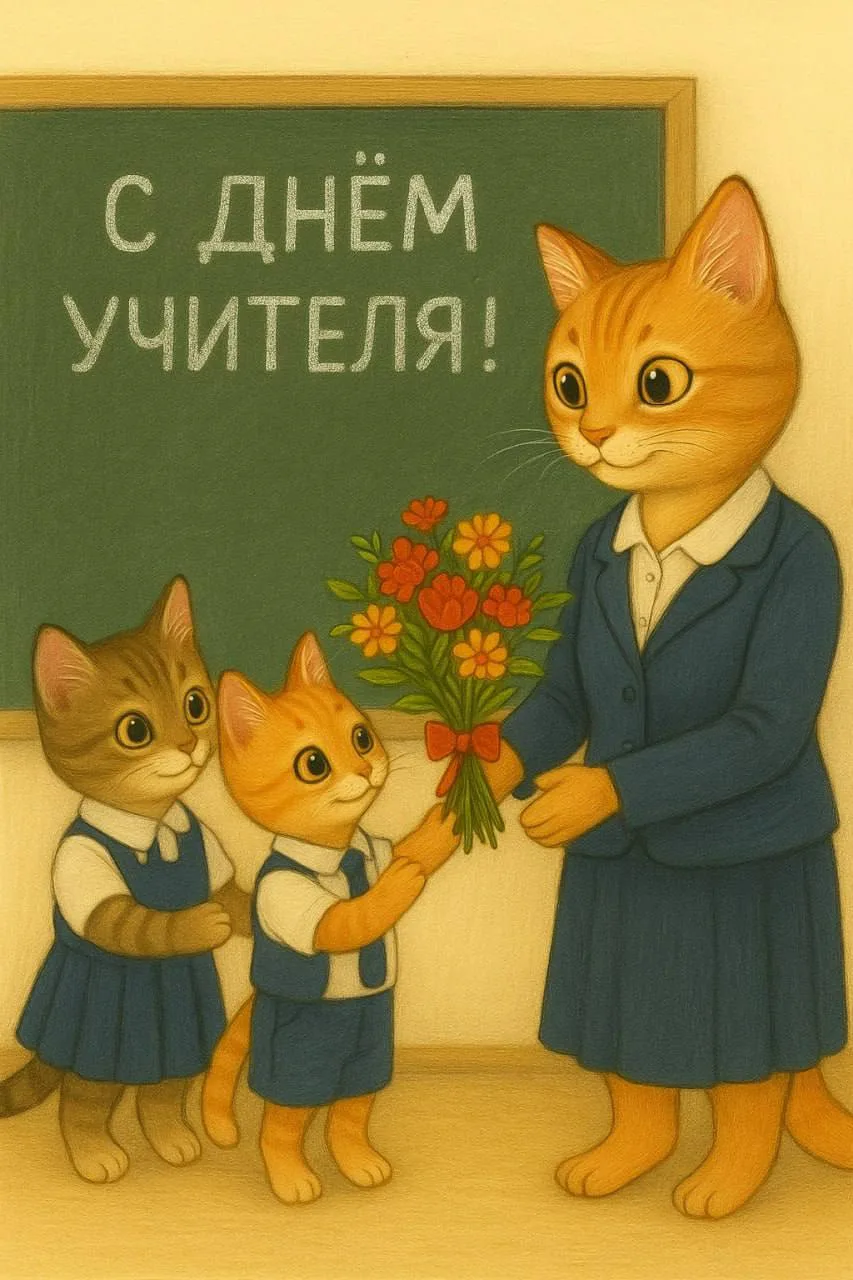 🧑‍🏫 Также сегодня отмечается День учителя