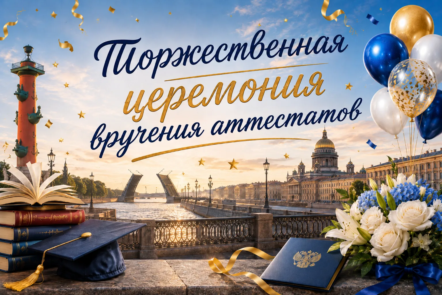 Сегодня в ГБОУ школа №469 царила особенная атмосфера: радость, гордость и немного грусть прощания со