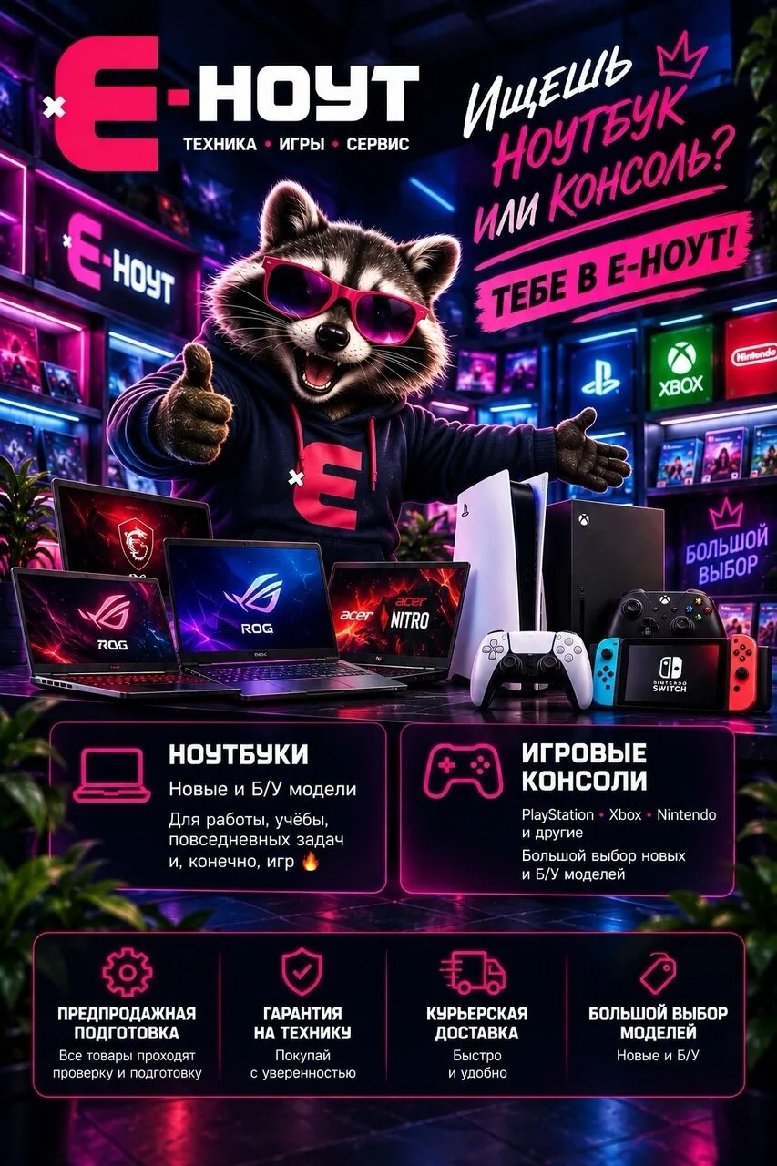 Продам ноутбуки, игровые консоли и диски, новые и б/у, электроника