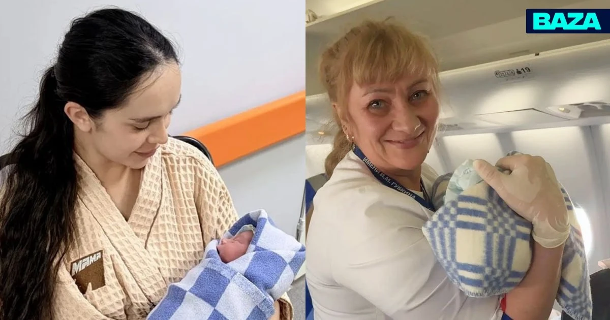На Ямале женщина родила прямо в самолёте.