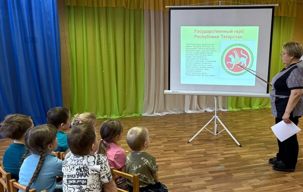 Воспитанники группы "Смешарики"  познакомились с республикой Татарстан татарским народо...
