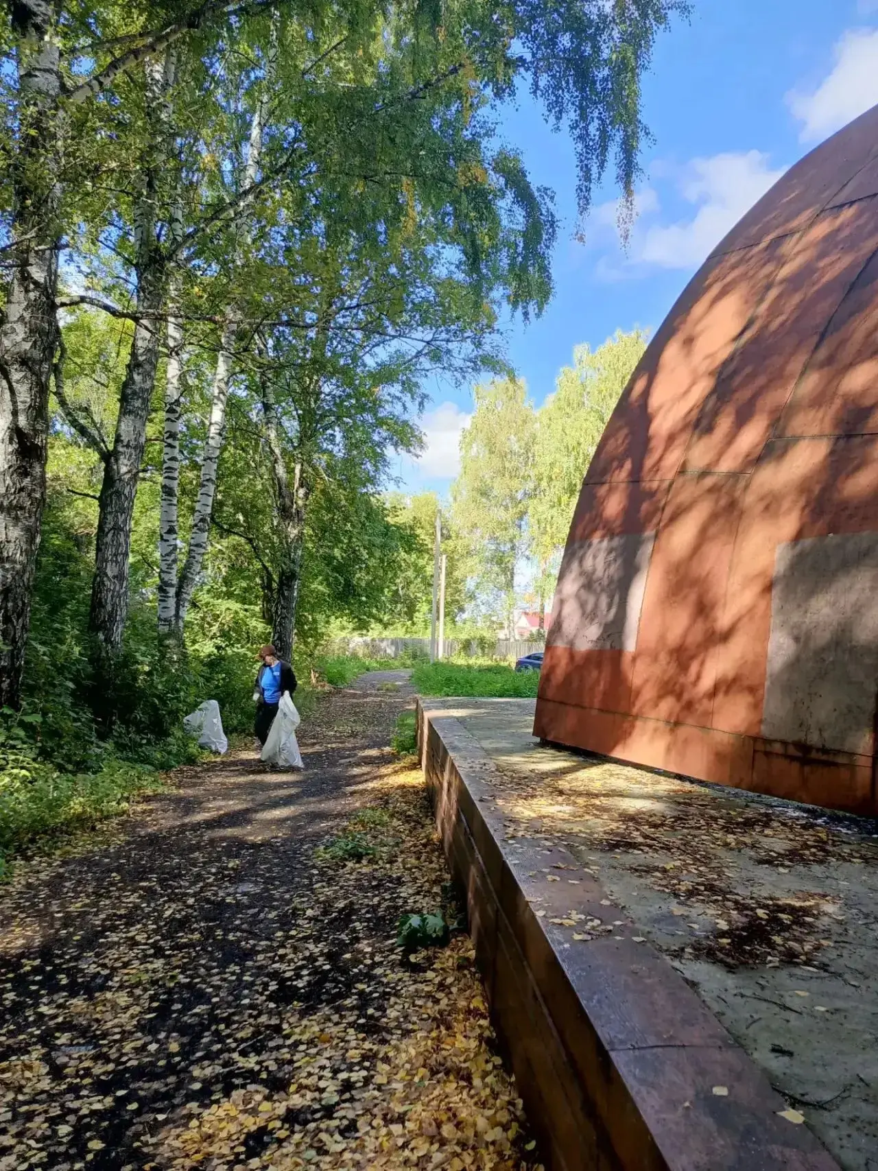 🍂В населенных пунктах Цильнинского района продолжаются традиционные осенние субботники.