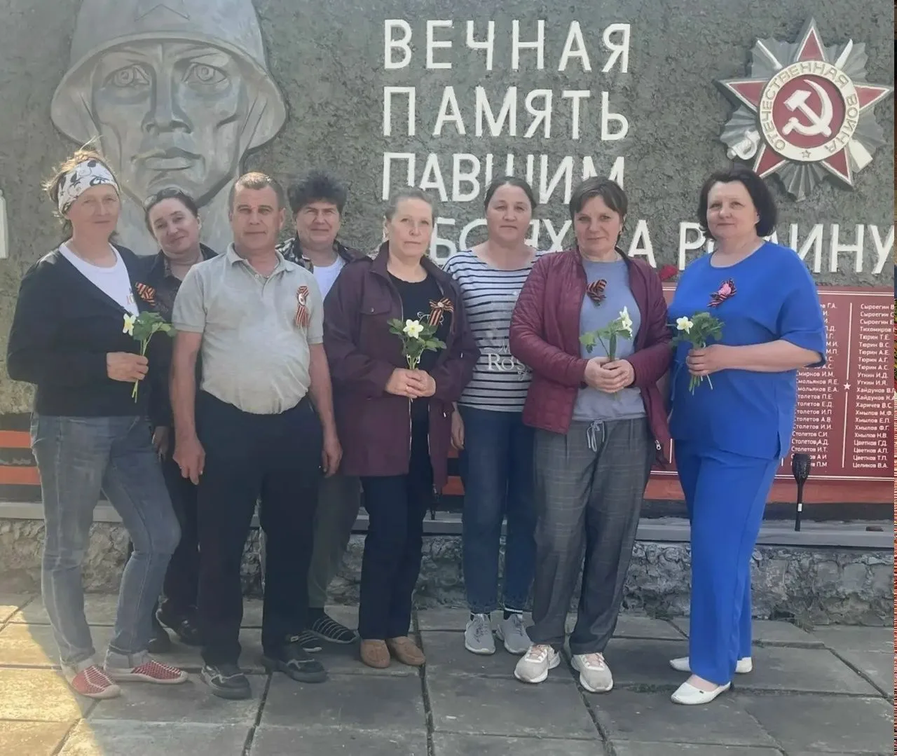 Сегодня наши социальные работники из отделения СБО Б. Мосты/Б. Круты приняли участие в торжественном