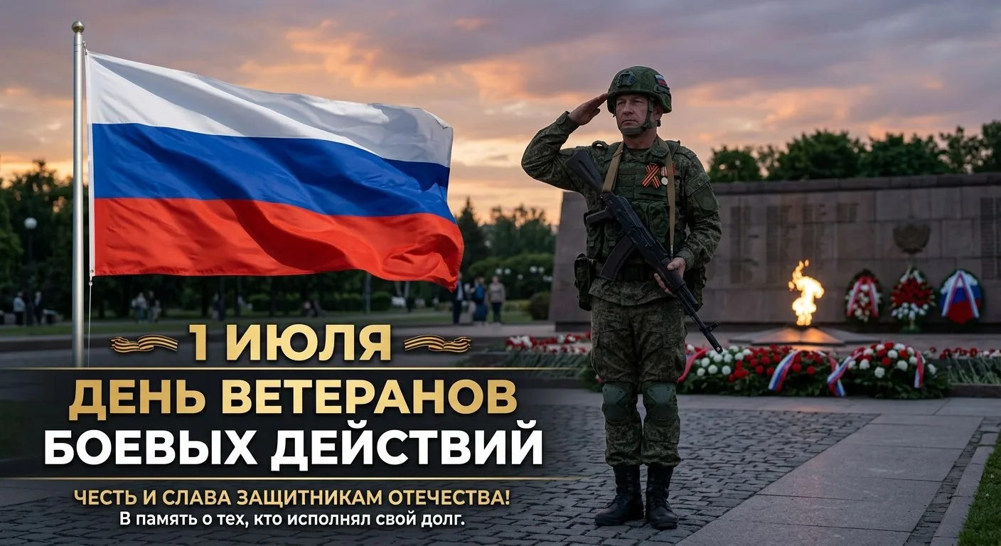 1 июля — День ветерана боевых действий.
Сегодня мы отдаём дань уважения тем, кто с честью выполнил с