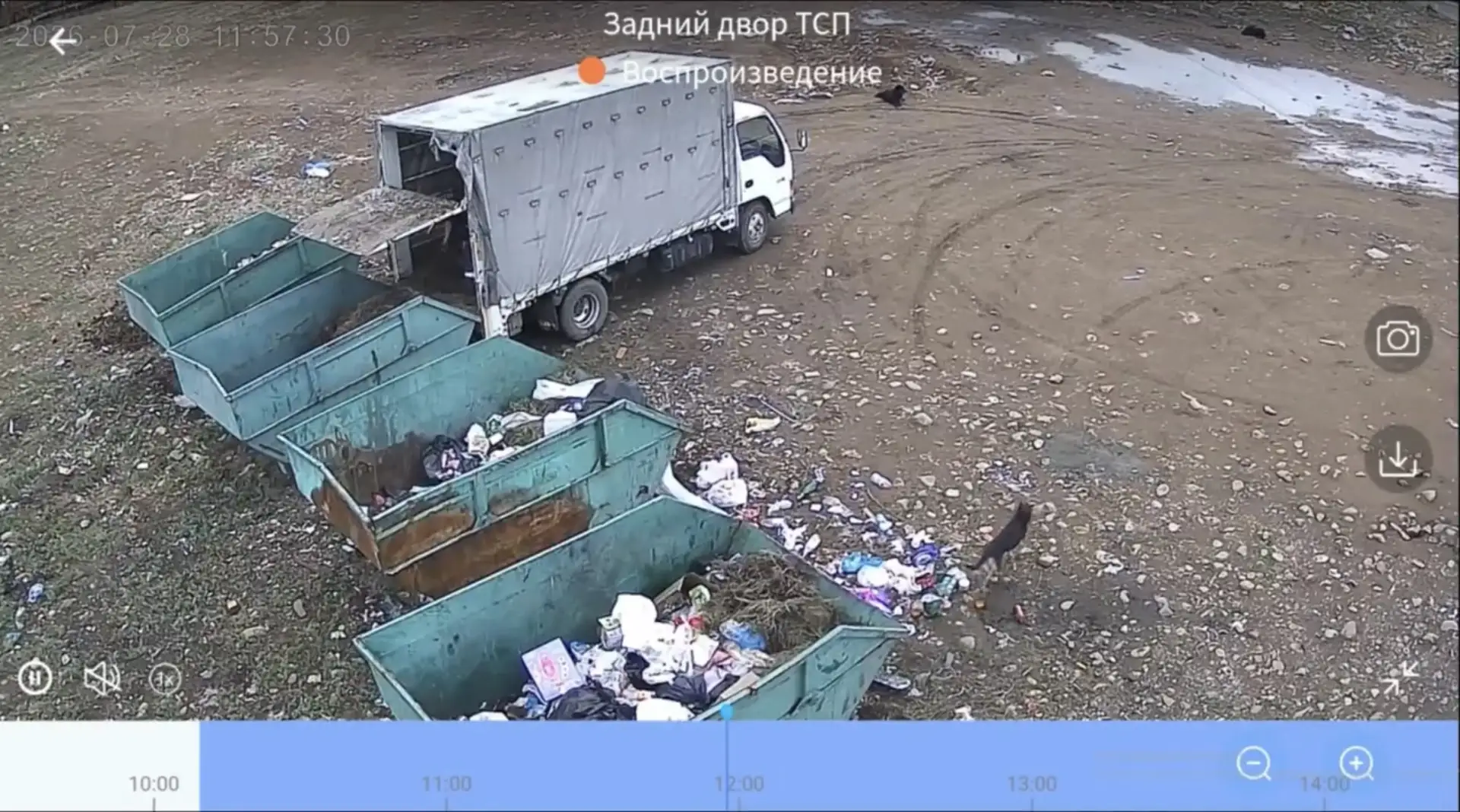 ⚡️В Кызыле начали устанавливать камеры на контейнерных площадках