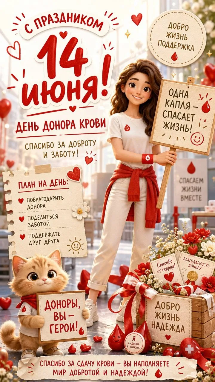#14июня #календарь
Подпишитесь,✍️ 
всегда пригодится👇
НАШИ КАНАЛЫ:

ОТКРЫТКИ ДЛЯ ВАС 💌
 🎁 С ДНЁМ 