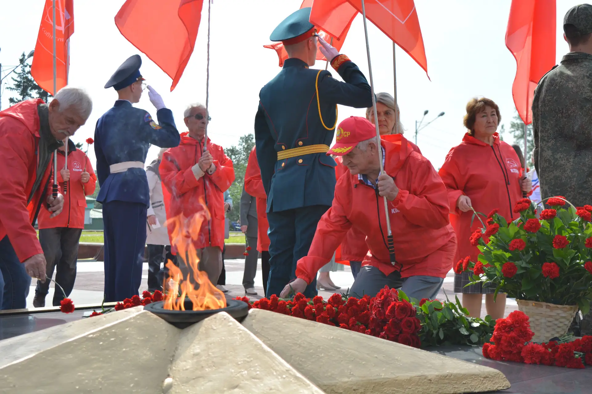 Митинг 3 сентября на Мемориале трудовой и боевой славы забайкальцев