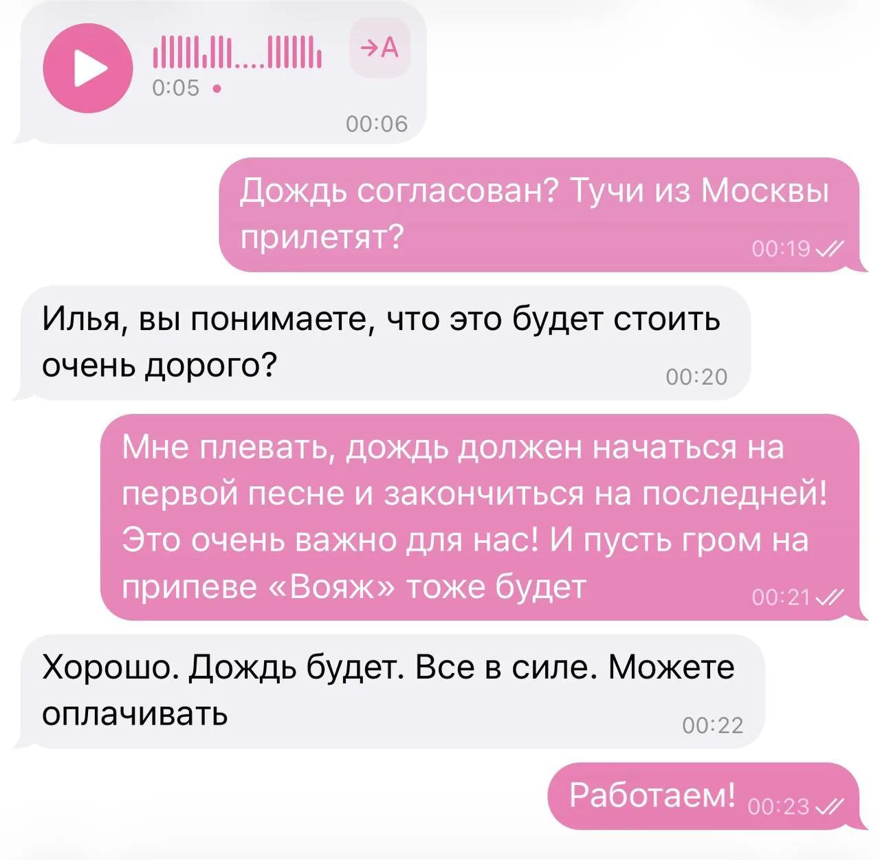 Обнаружена переписка 😨