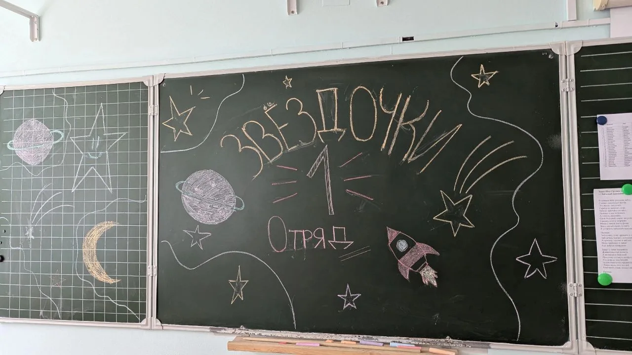 А вот так выглядят наши космические игровые! Ребята и вожатые постарались на славу!🪐💫