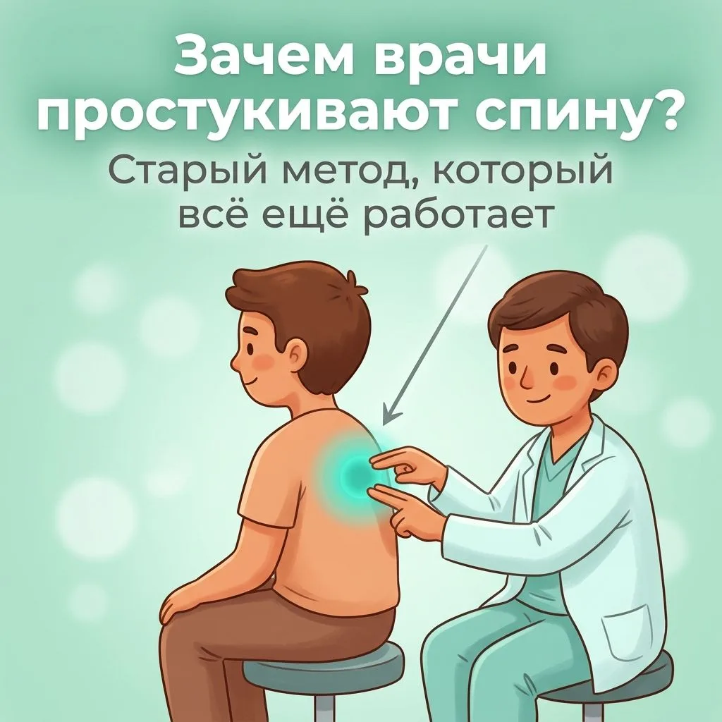 🩺 Зачем врачи простукивают спину при осмотре?