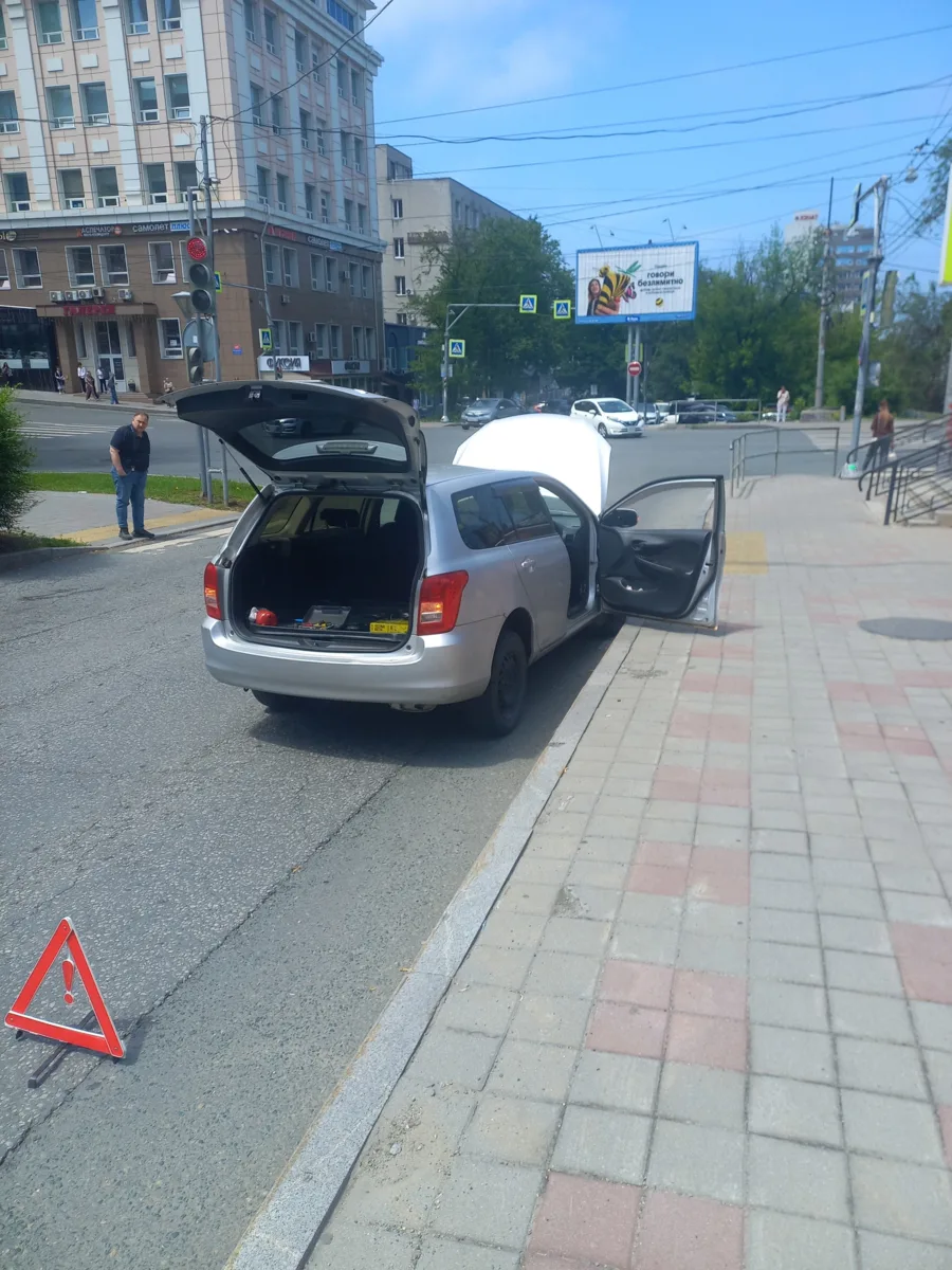 Вера в человечество

Вот просто так машина взяла и начала глохнуть прям на светофоре. Как смог отк