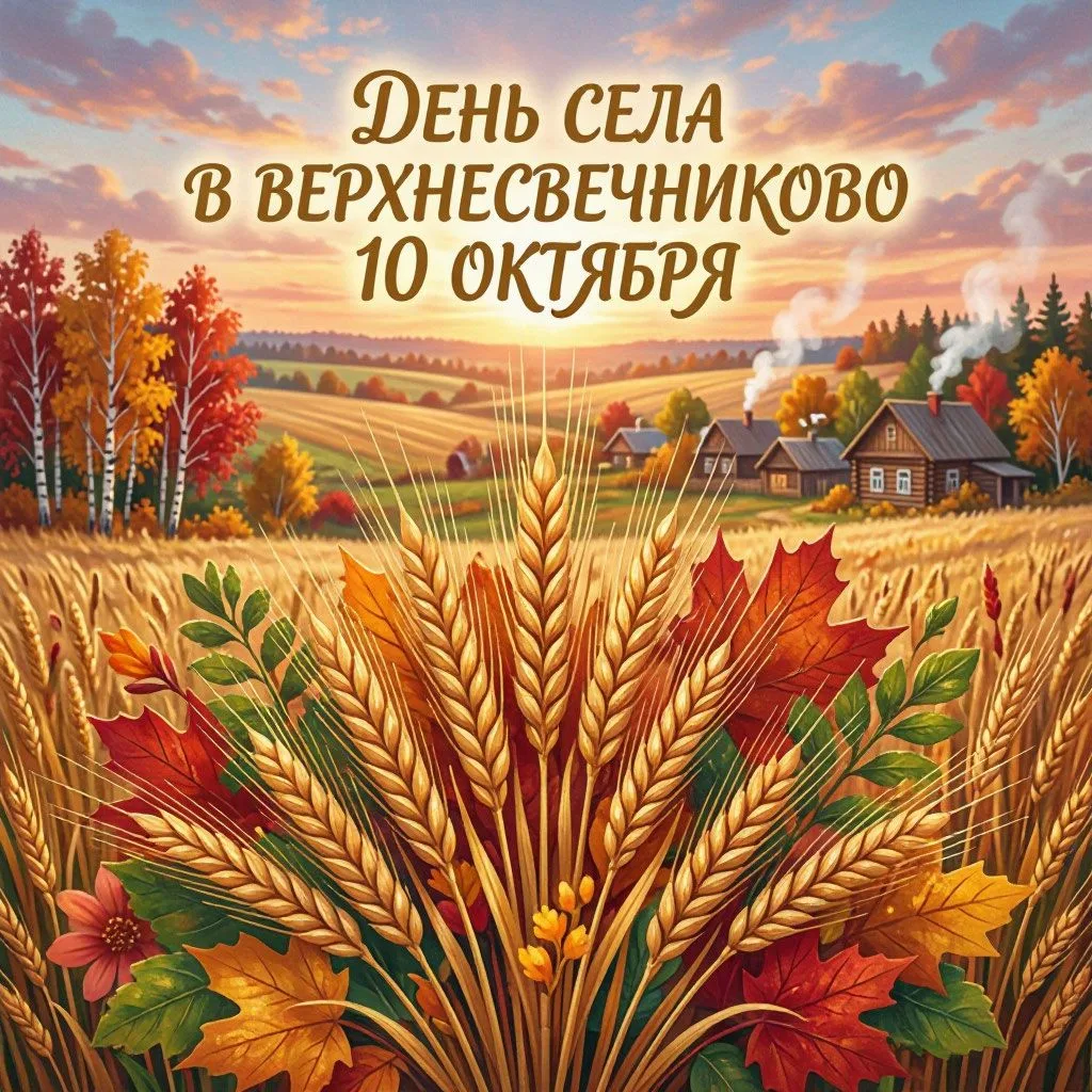 🎉 День села Верхнесвечниково — 166 лет! 🎉Дорогие жители и гости нашего любимого села!...