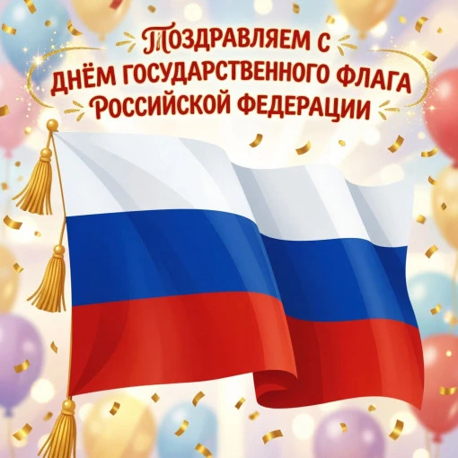 🇷🇺Поздравляем с Днём Государственного флага Российской Федерации! 🇷🇺