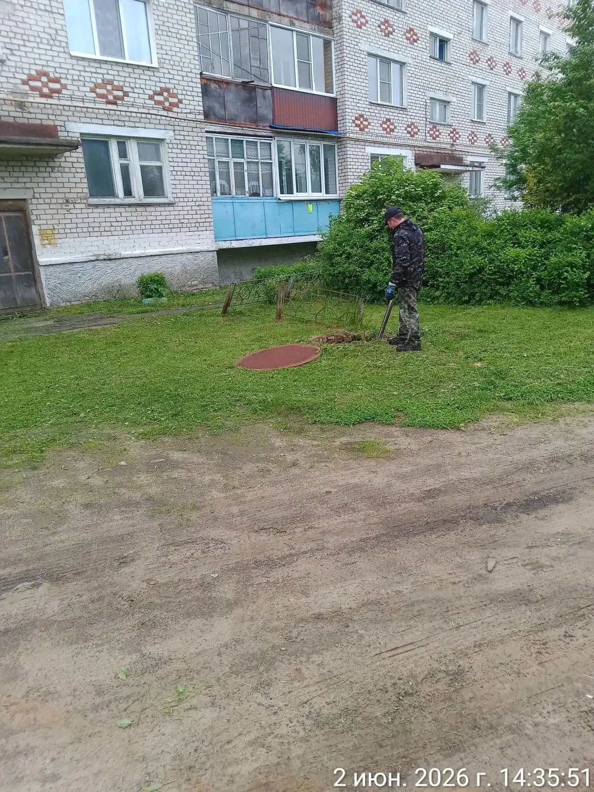 ул. Леспромхозовская, дом № 6 устранение засора в системе водоотведения
