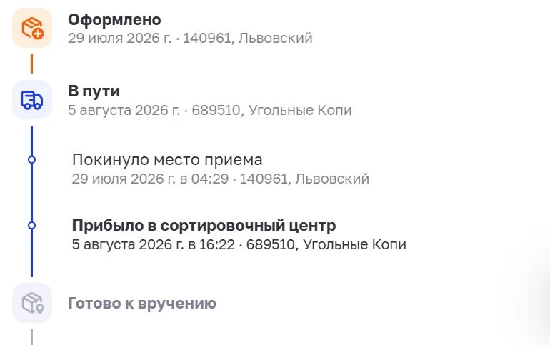 Отправление ЕМС за пять дней долетело до Угольных Копей, и уже месяц его не могут доста...