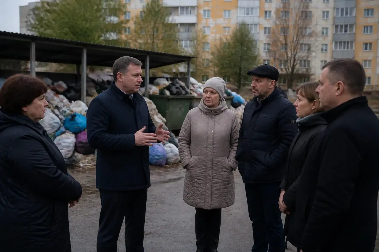 В Березовском на проблемных контейнерных площадках установят видеокамеры. Врио главы Вл...