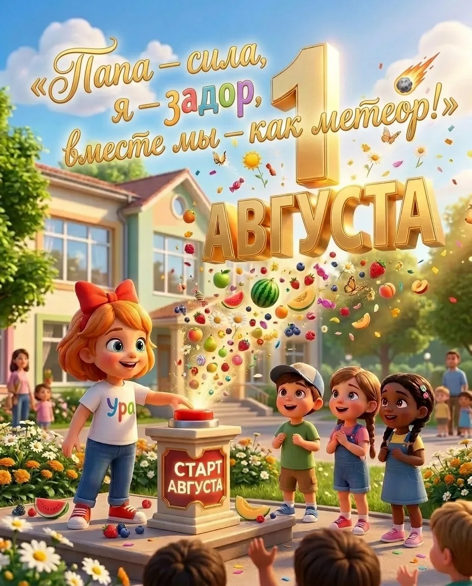 💥 🌼🚀Старт августа! 🚀🌼💥
