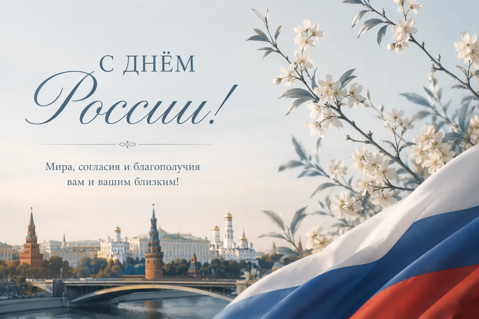 С Днём России!

Пусть этот день станет поводом вспомнить о том, что нас объединяет: уважение друг к 