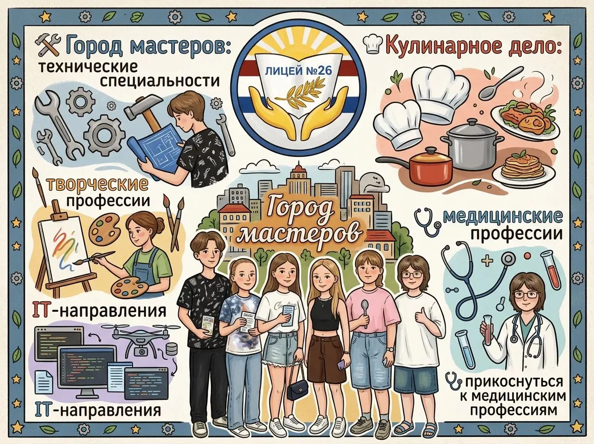 🛠️ Город мастеров: пространство возможностей для наших лицеистов!🛠️

✨ В рамках Всероссийского кон