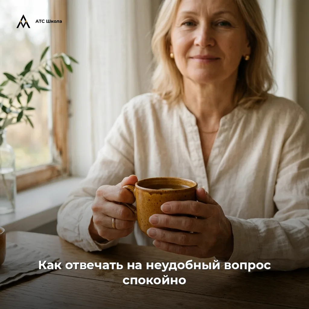 Как отвечать на неудобный вопрос спокойно

🎤 «А когда замуж?», «Почему без детей?», «Сколько зараба