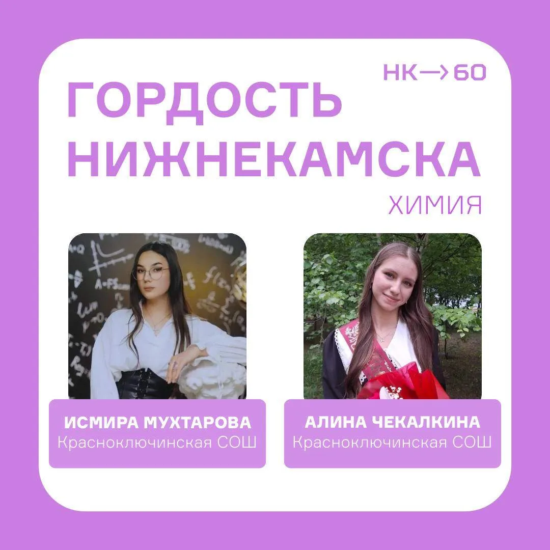 Дорогие нижнекамцы, порадуемся за наших выпускников — 16 ребят получили 100 баллов на ЕГЭ! 💪 
По хи