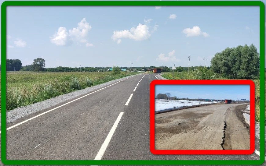 🔝В Бакалинском районе обновили 3 км покрытия дороги Дияшево-Нагайбаково. Об этом в сво...