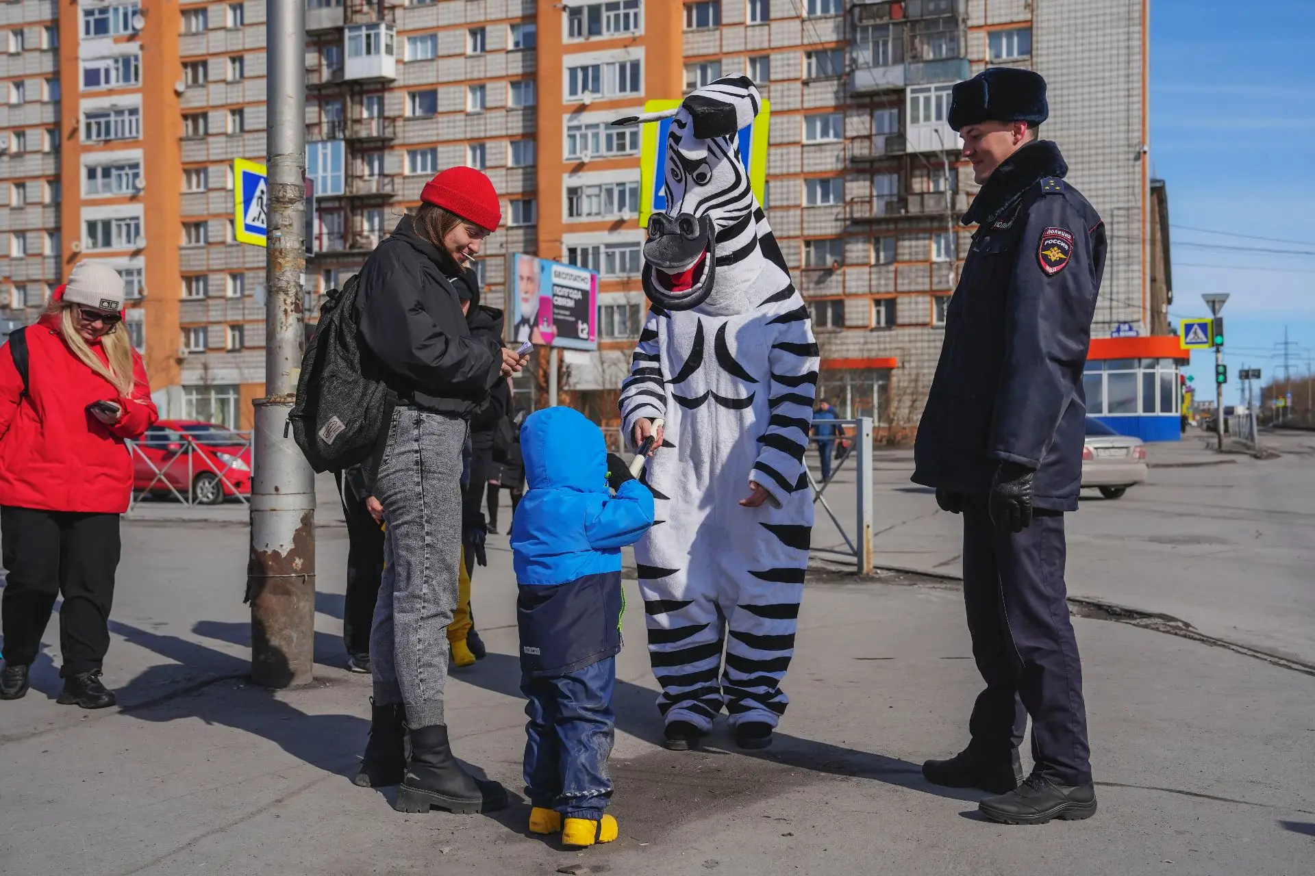 В Воркуте прошла акция по безопасности дорожного движения