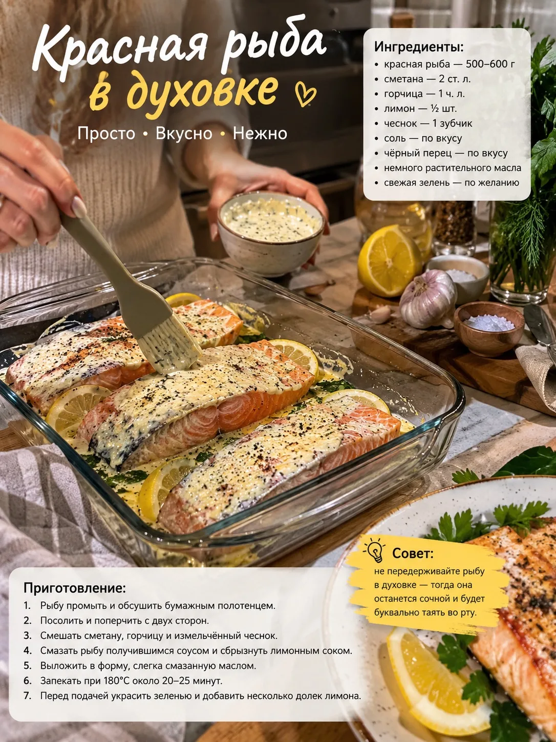 🐟 Красная рыба в духовке.