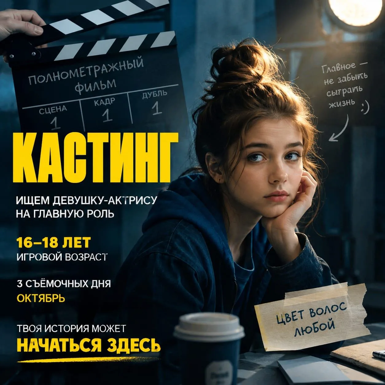 🎥 Подаёте заявки на кастинги, но редко получаете ответ?