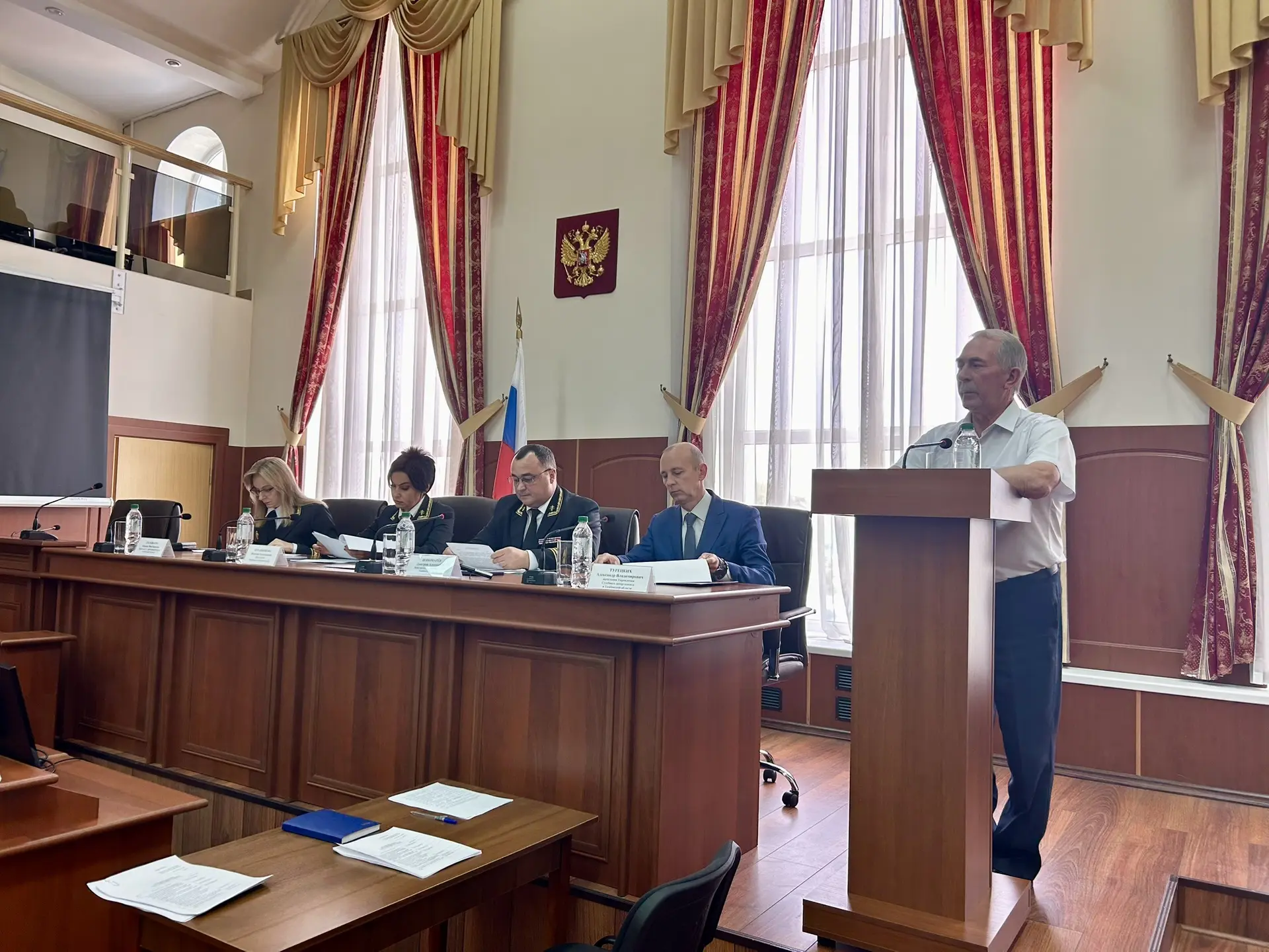 4 сентября в универсальном зале Тамбовского областного суда состоялось заседание Совета...