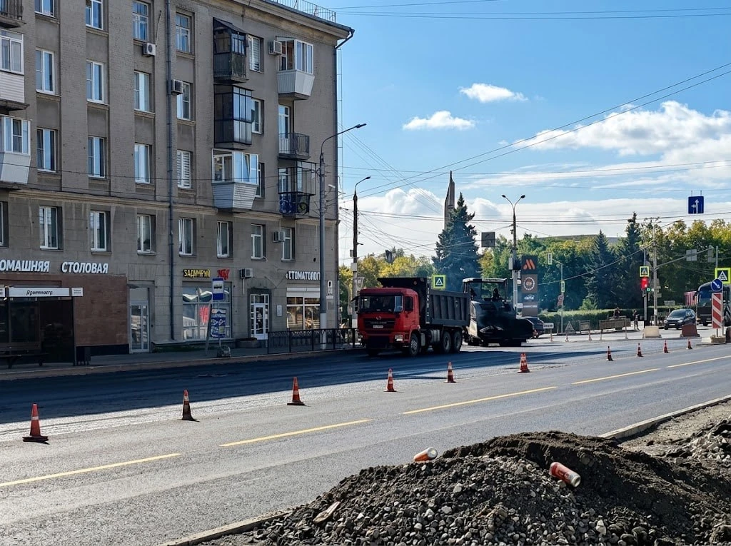 Проспект Ленина в Магнитогорске частично закрыли для транспорта