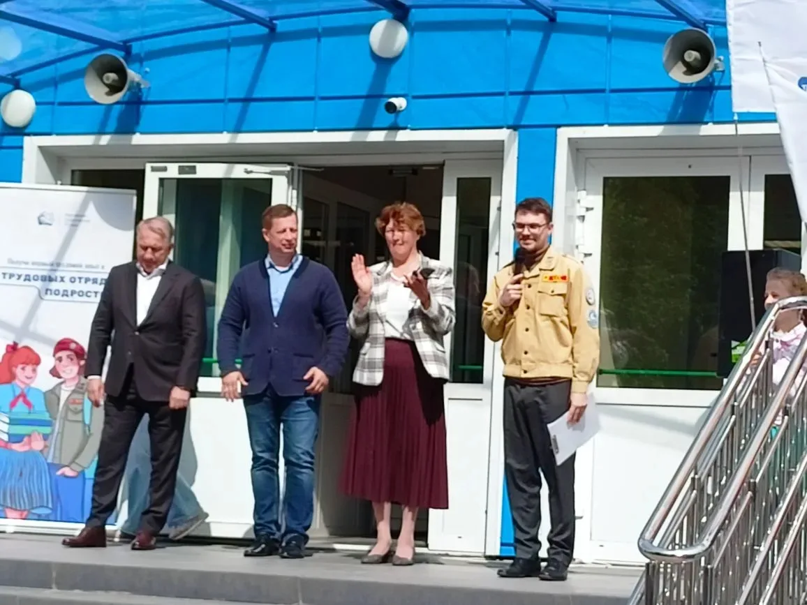 🌞1 июня в День защиты детей на базе МОУ"Медновская СОШ" состоялось открытие трудовой ч...