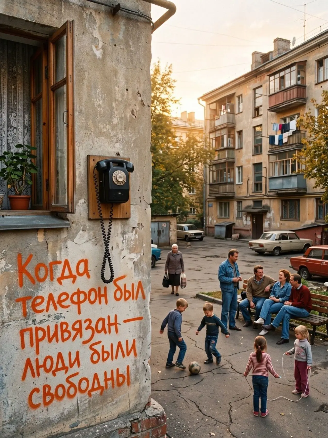 А теперь мы привязаны к телефону 😂