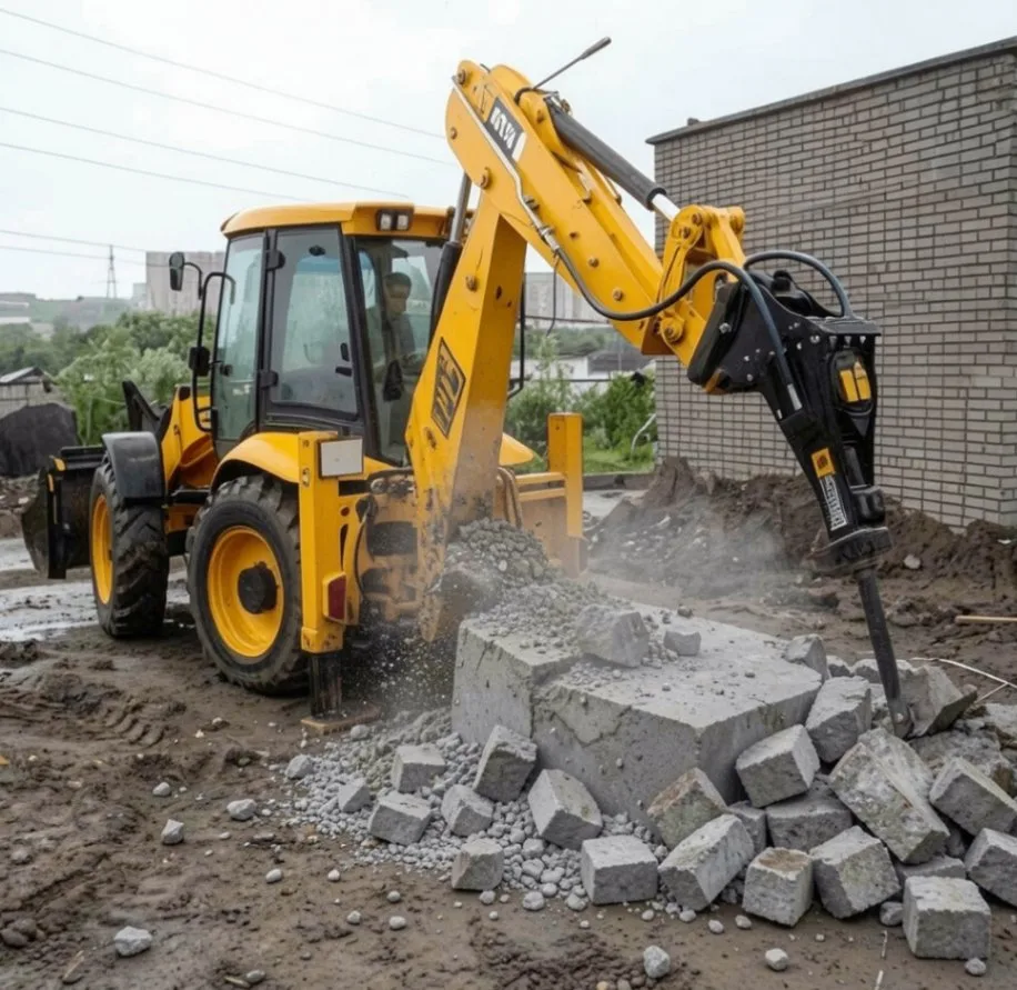 📍Спецтехника JCB с гидромолотом