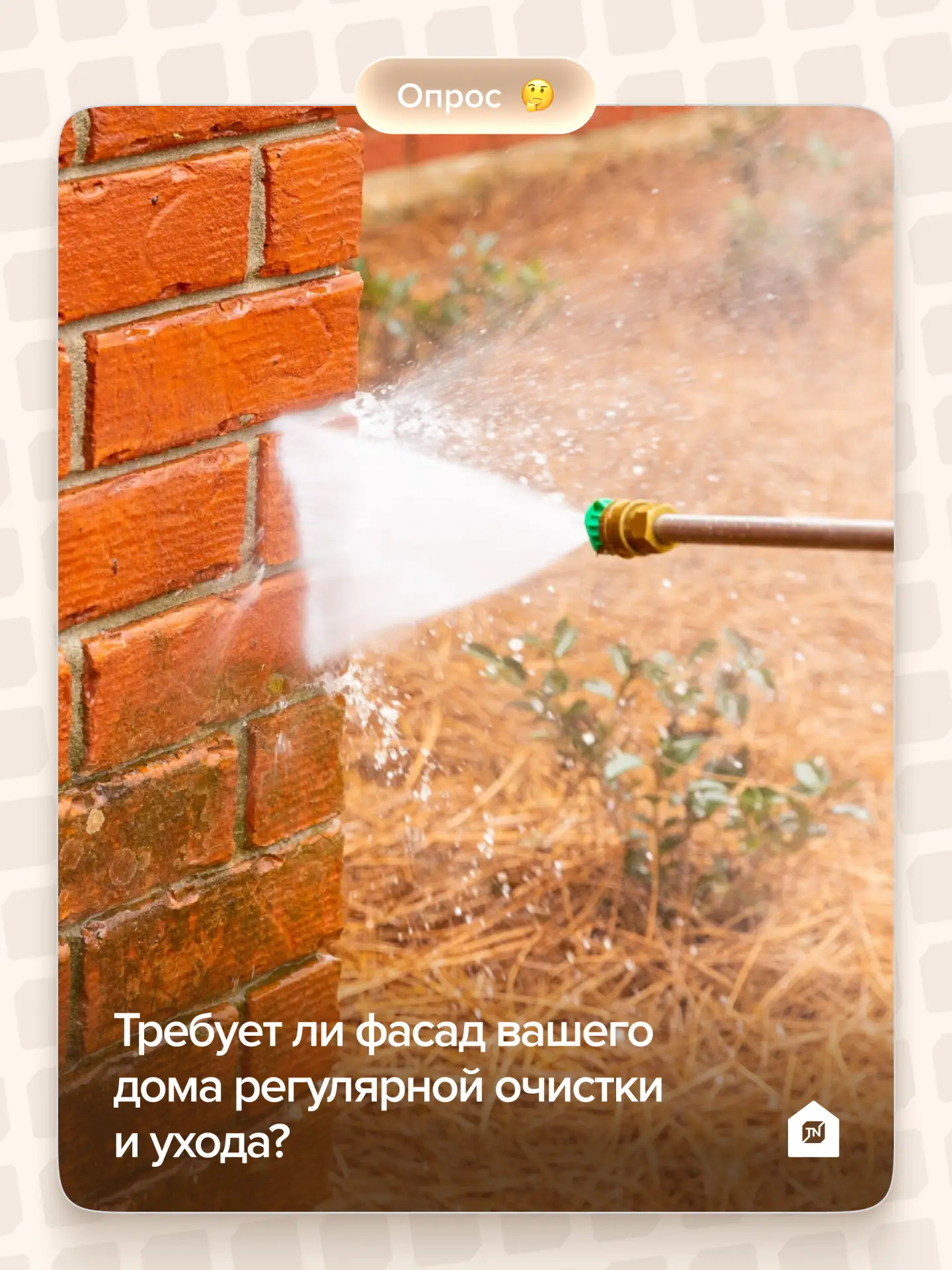 Требует ли фасад вашего дома регулярной очистки и ухода?