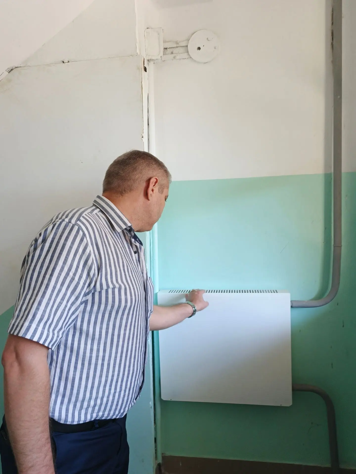 ✅В доме  № 21 по улице Чкалова  завершен ремонт системы теплоснабжения.