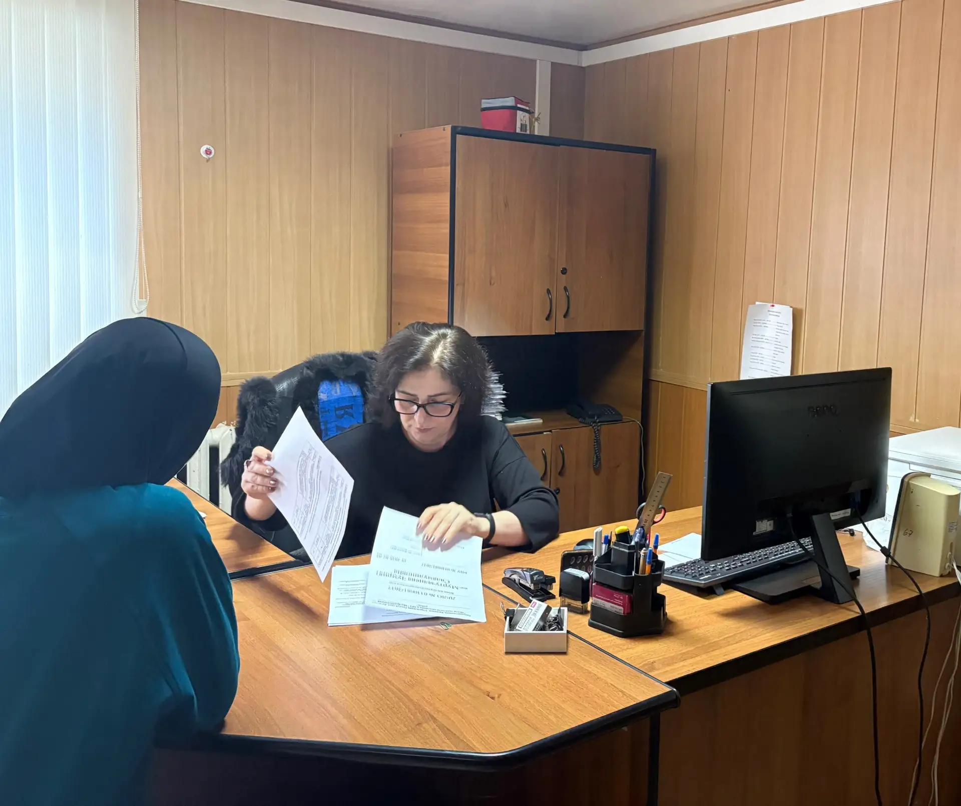 В центре занятости населения Магарамкентского района инспектор Шафиева Луиза Тажидиновн...