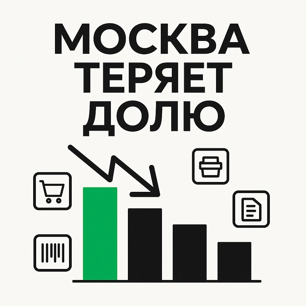 Доля Москвы падает