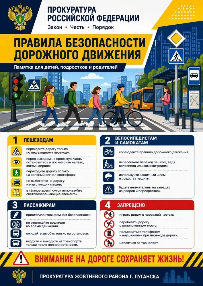 🚦 Безопасность на дороге — это жизнь!