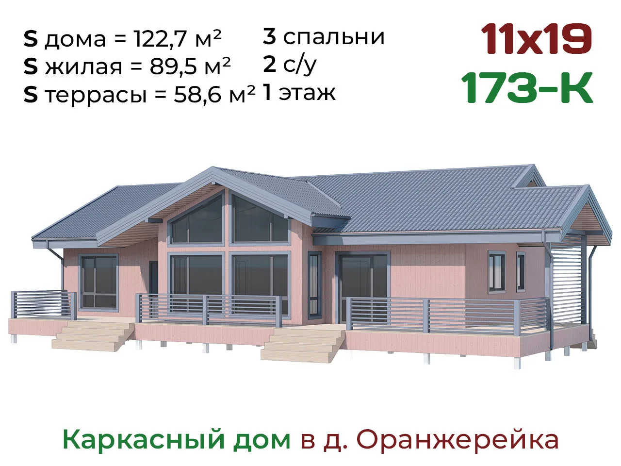 🏡Новый крутой каркасный дом скоро появится в деревне Оранжерейка!