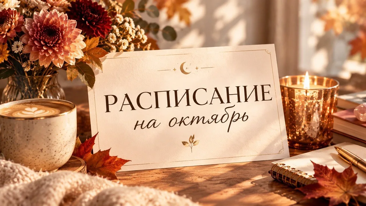 РАСПИСАНИЕ НА ОКТЯБРЬ.