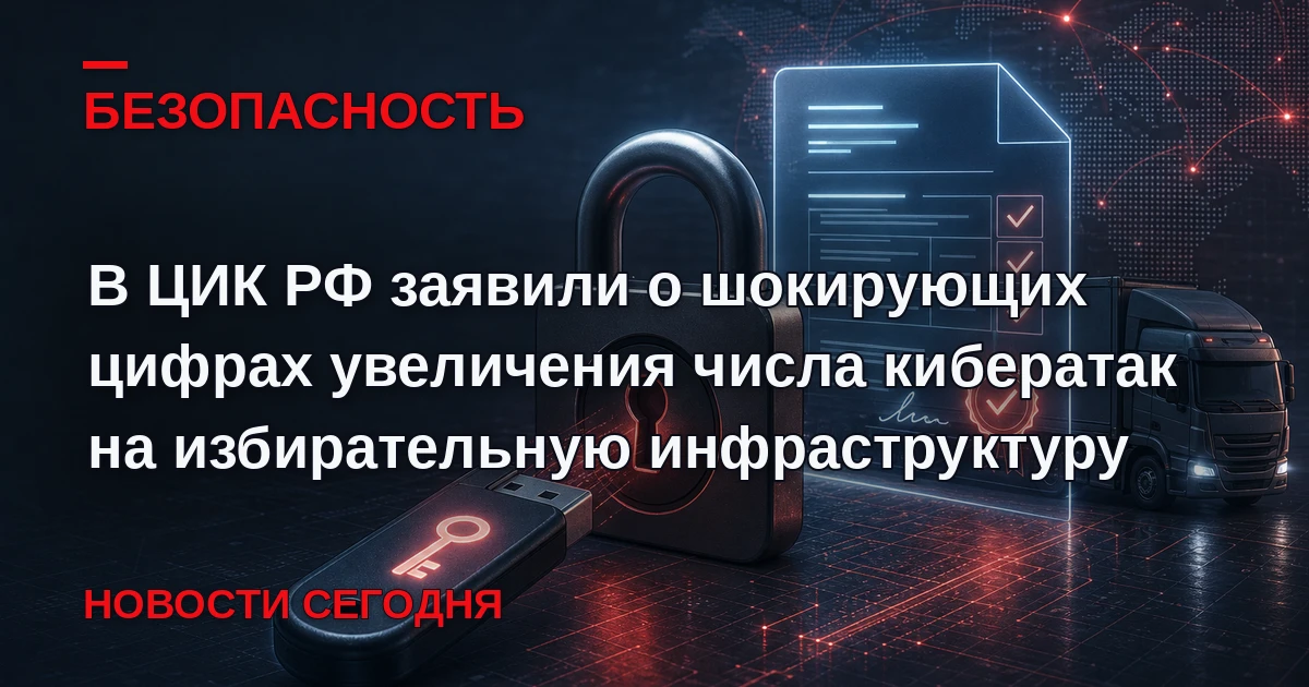 На выборах президента РФ в 2024 году было зафиксировано 1,2 млн кибератак на избиратель...