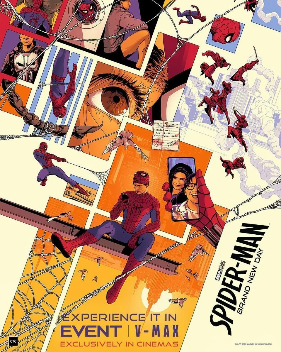 Жизнь и страдания Питера Паркера на новом постере «Человека-паука: Новый день» в стиле ...