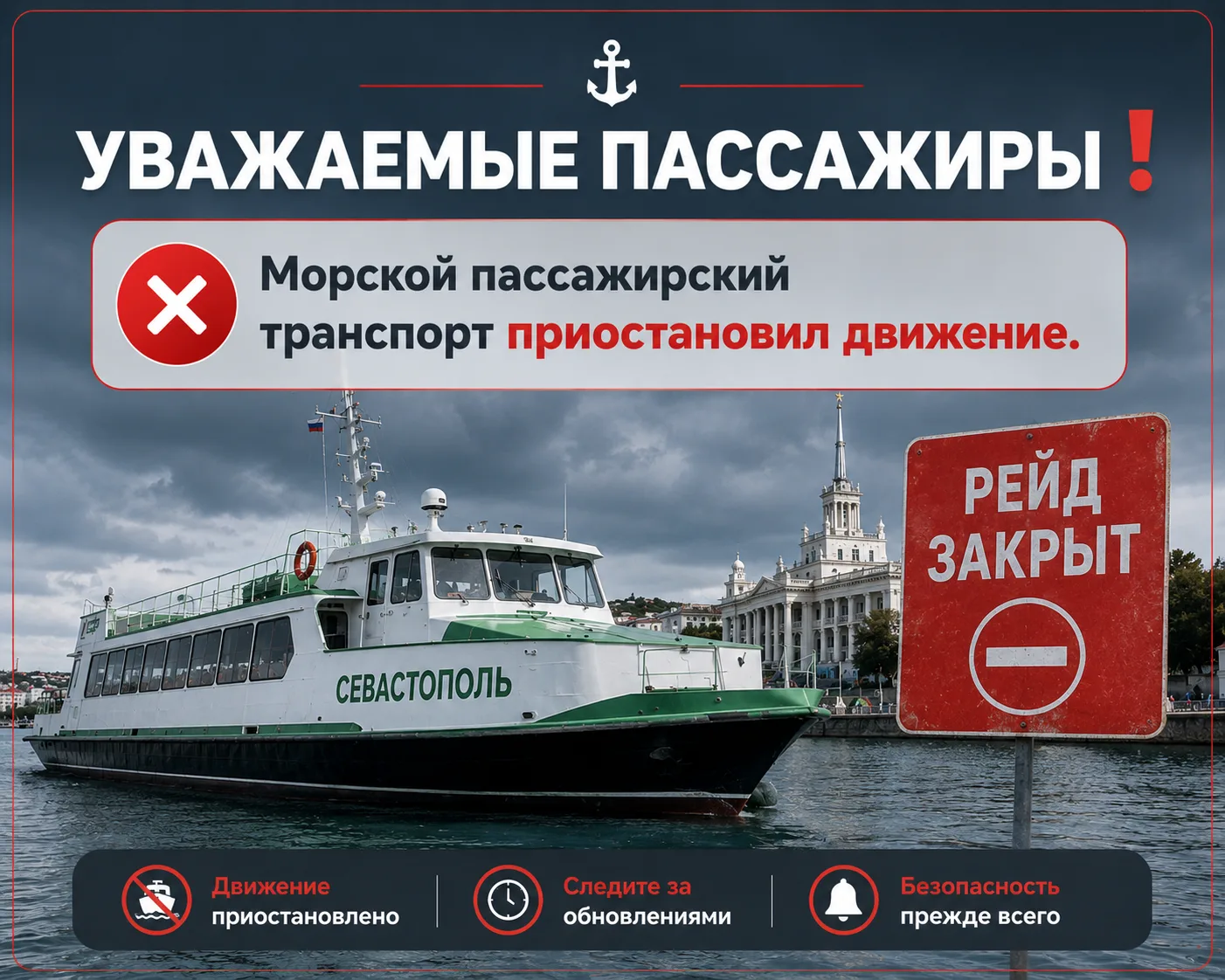 ⛴️ Морской транспорт Севастополя