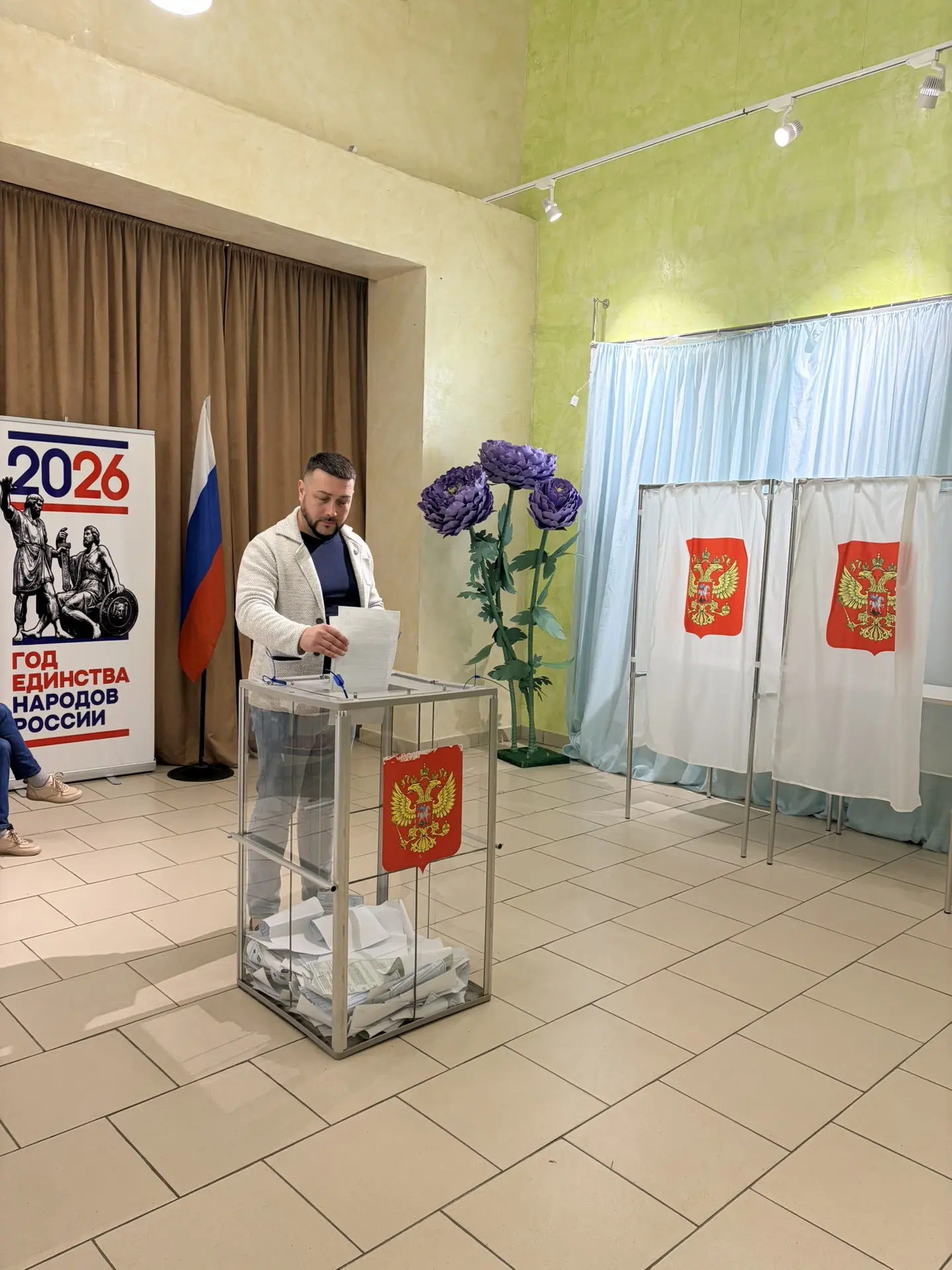 🗳️ Сегодня исполнил свой гражданский долг: посетил избирательный участок № 680 в селе ...