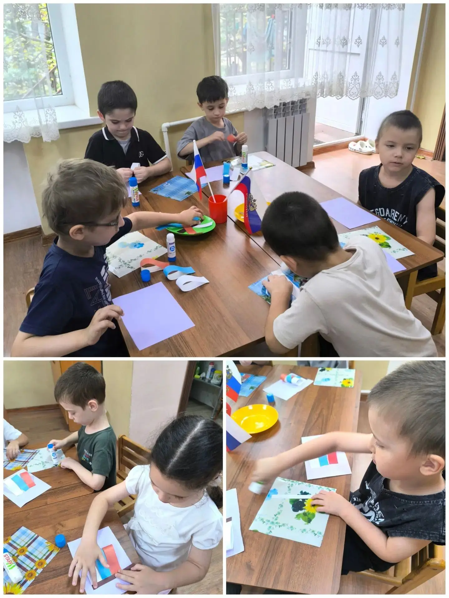 Образовательная деятельность ко Дню Российского флага.
